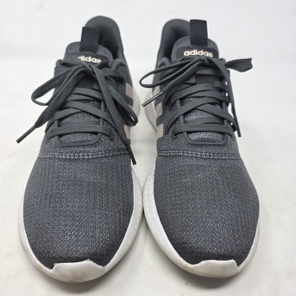 Adidas Womens Lite Racer Adapt 4.0 Gray White FY8176 Size 9 Running Shoes - Picture 3 of 8